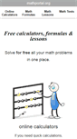 Mobile Screenshot of mathportal.org